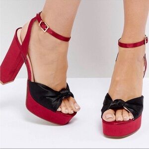 ASOS chunky platform heels